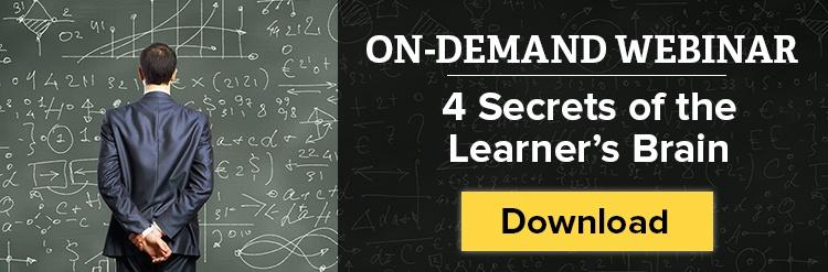 Click here to download the Four Secrets of the Learner's Brain webinar