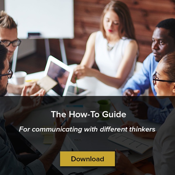 Get the how-to guide for communicating with different thinkers