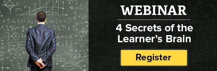 Click here to register for the 4 Secrets of the Learner's Brain webinar