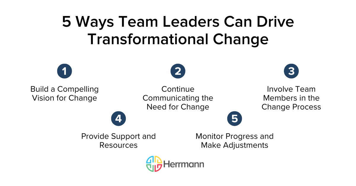 5 Ways Team Leaders Can Drive Transformational Change